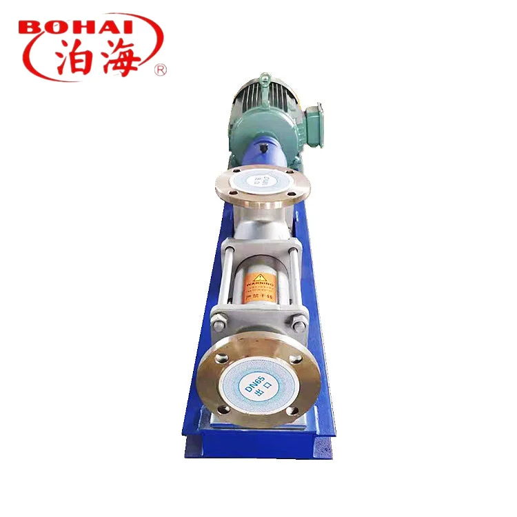 G series single screw pump sewage mud pump high viscosity pump