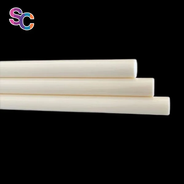 High grade ceramic zta custom ground ceramic hollow tube high temperature ceramic tube