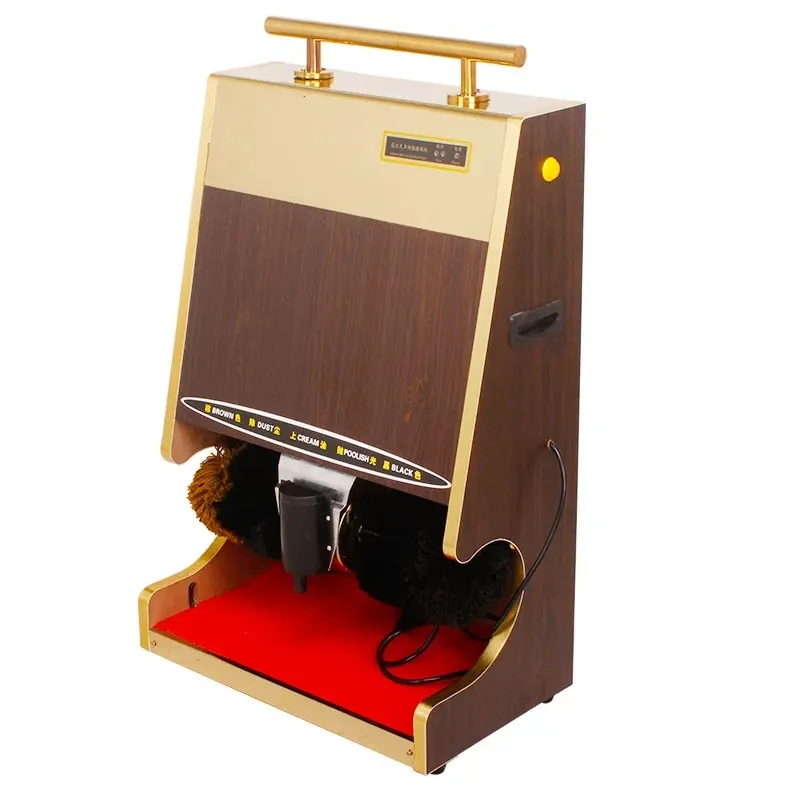 Hotel Automatic Electric Shoe Cleaning Polishing Machine Shoes Shine Polisher Cleaner Machine