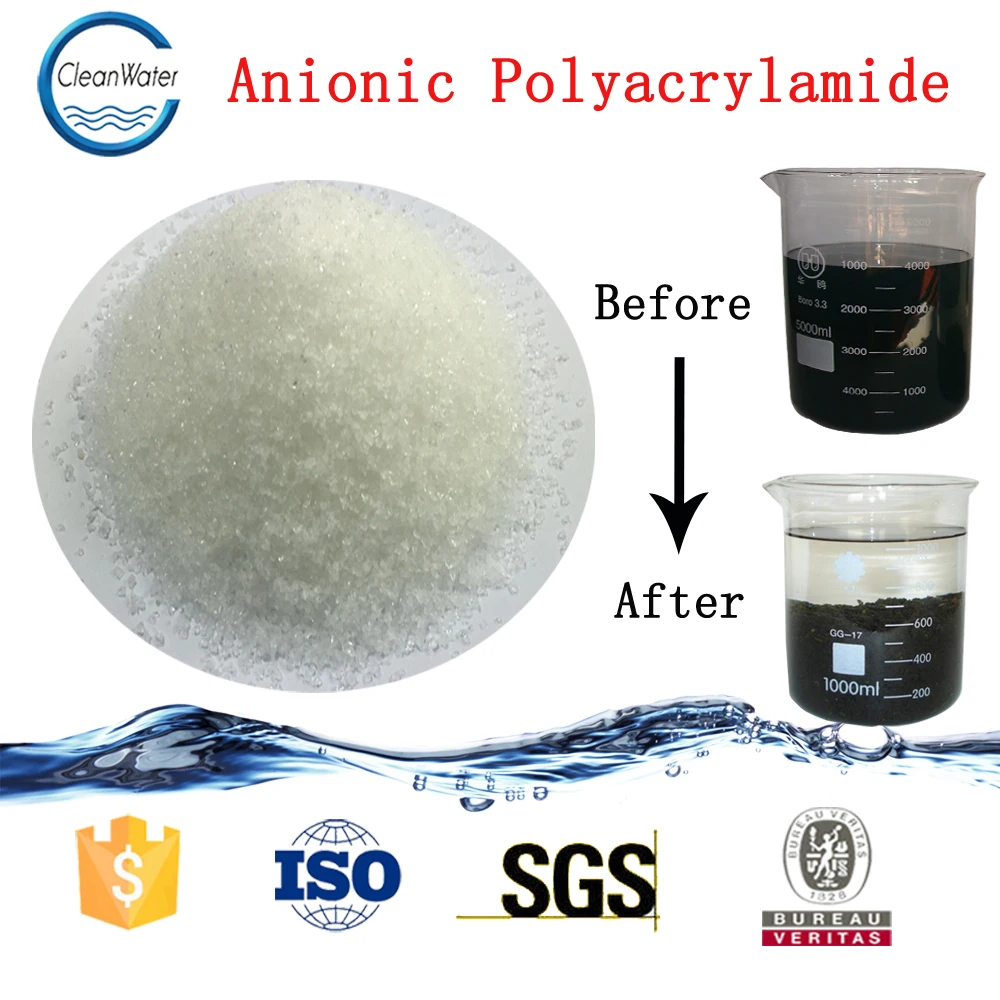 Poly Acrylamide PAM/ PAM Used As Flocculant For Water Treatment