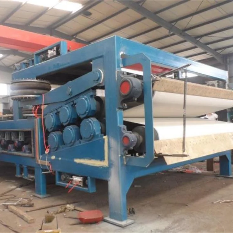 food used dewatering equipment vacuum belt filter press for sale