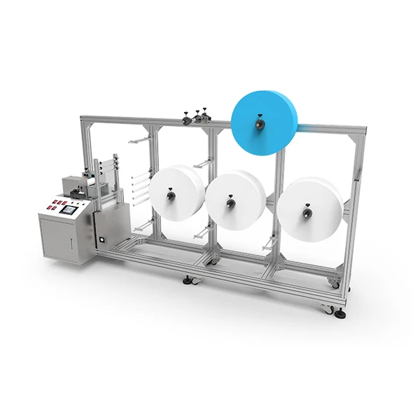 KN95 Mask Fabric Cutting Machine, Semi-Auto KN95 Mask Making Machine, KN-95 Mask Making Machine