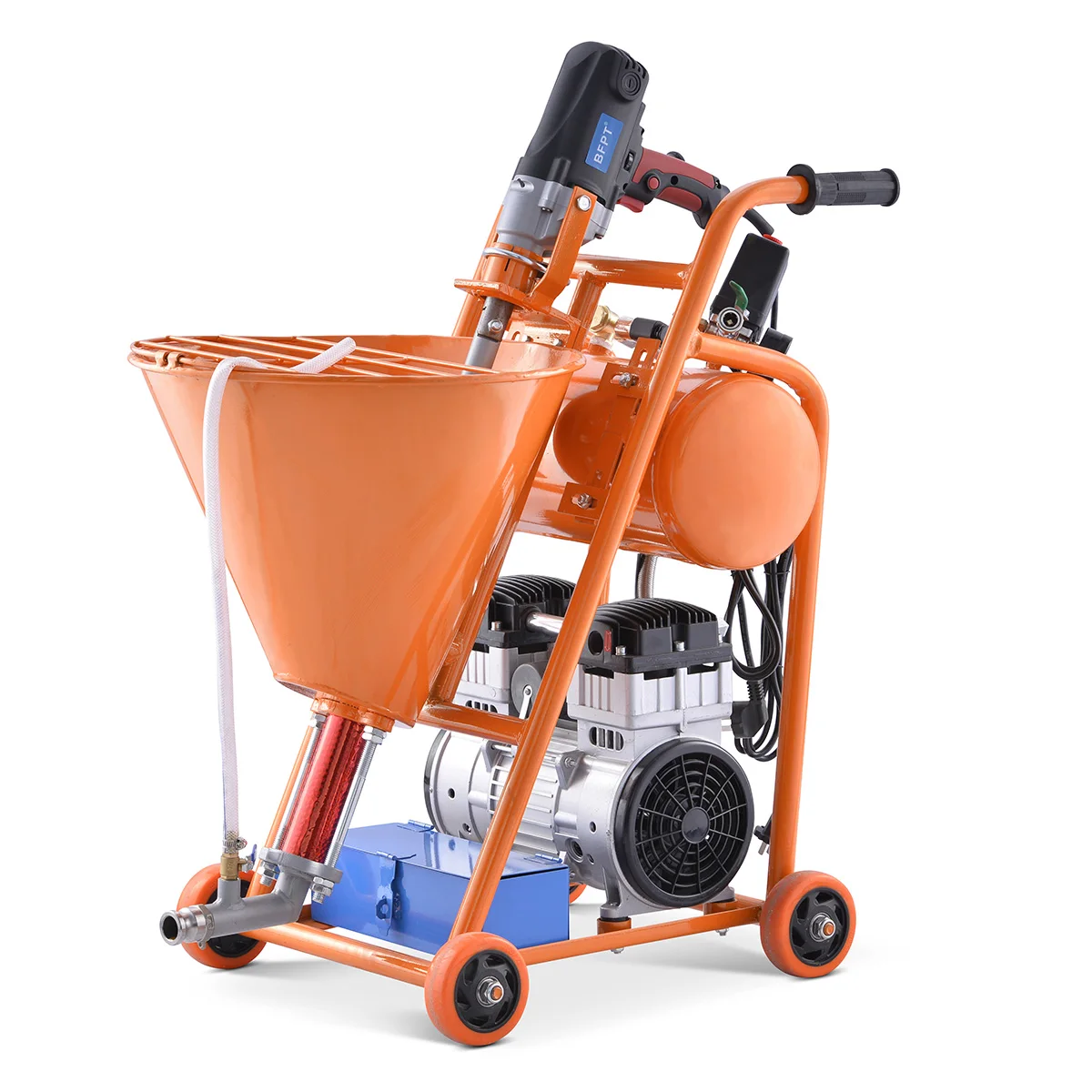 Professional High Efficiency Cement Mortar Putty Spraying Machine For Construction