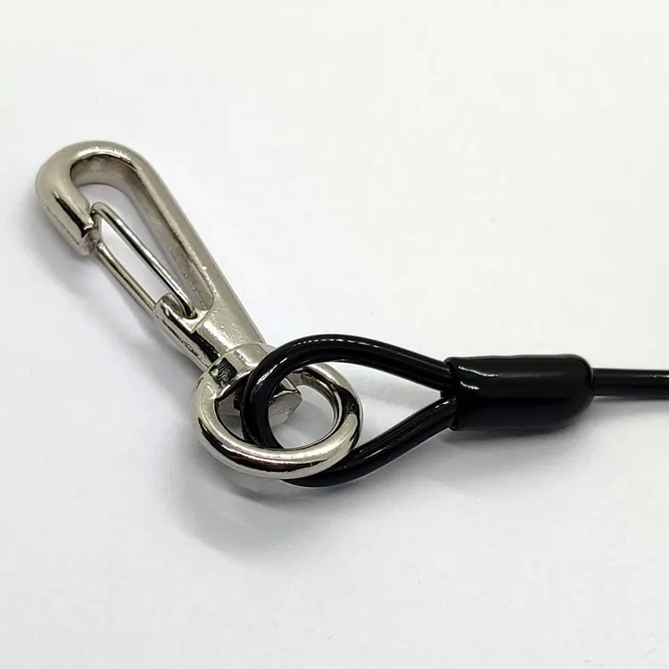 Flexible Scaffolding Spring Loaded  Tool Lanyard with Loop and Hook