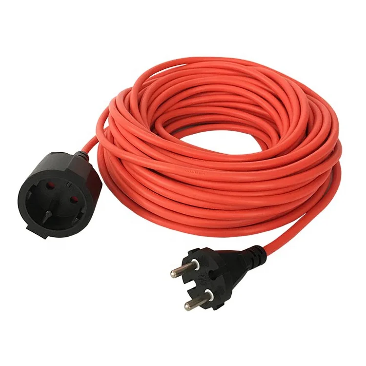  Европейский стандарт гибкий H05VV-F 3G0.75mm2 220V открытый удлинитель 10