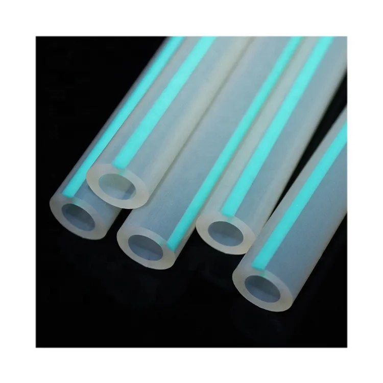Custom transparent platinum cured heat resistant thin wall soft-rubber-tubing flixble silicone rubber hose
