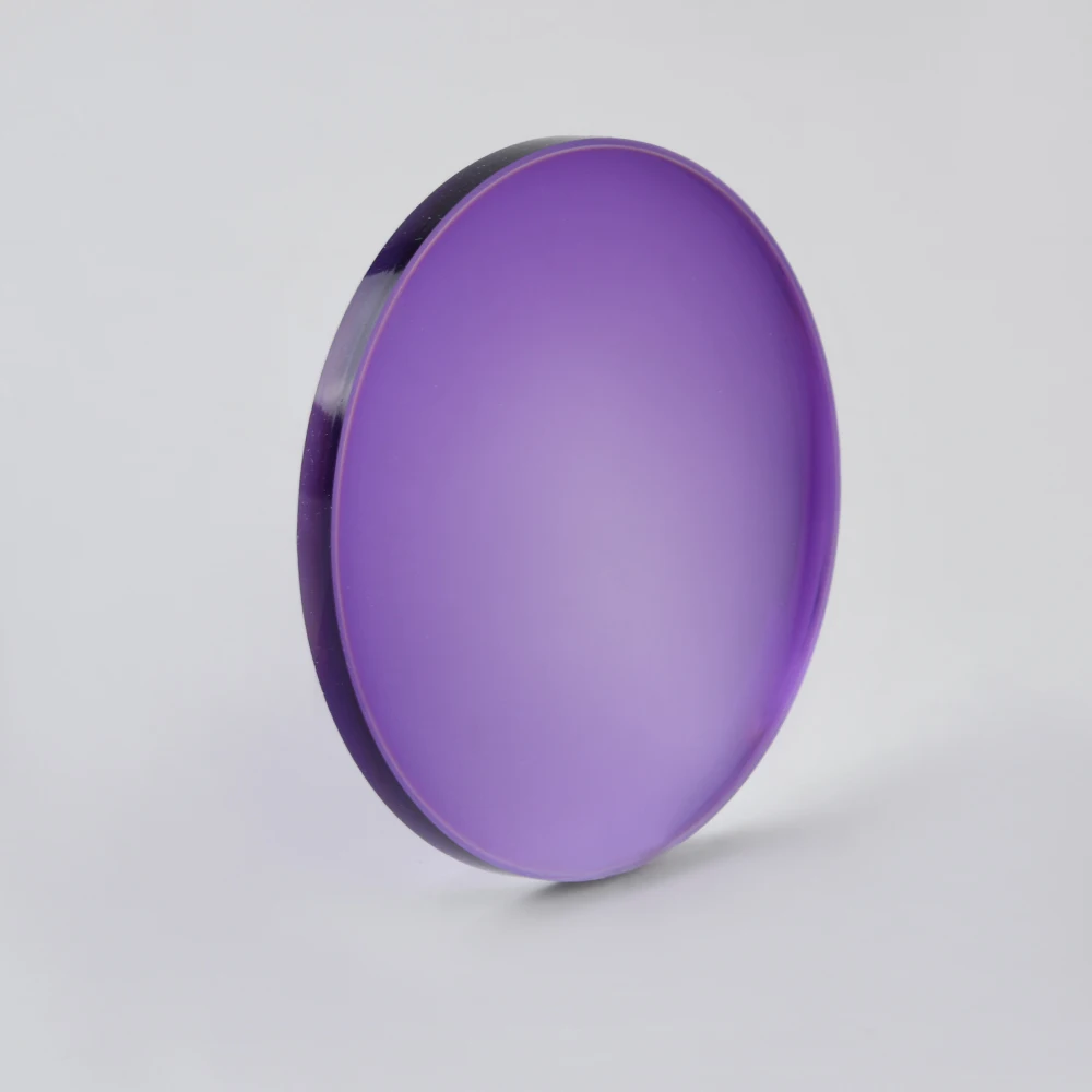 Colorful glasses lens  blue cut Photo Brown pink blue purple grey coated photochromic Optical lens