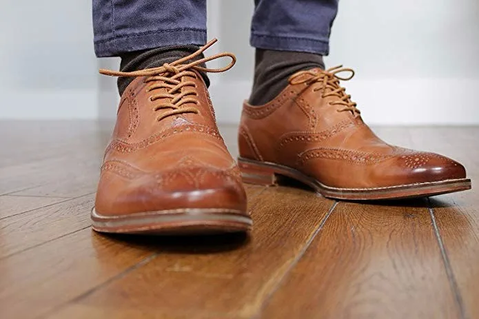 Hot Selling 2mm Waterproof Shoelaces Round Waxed Leather Shoe Laces For Long Boots
