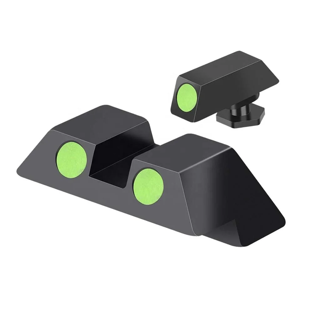 
Tactical Real Combat Handgun Pistols Glock Fiber Optic Sights 