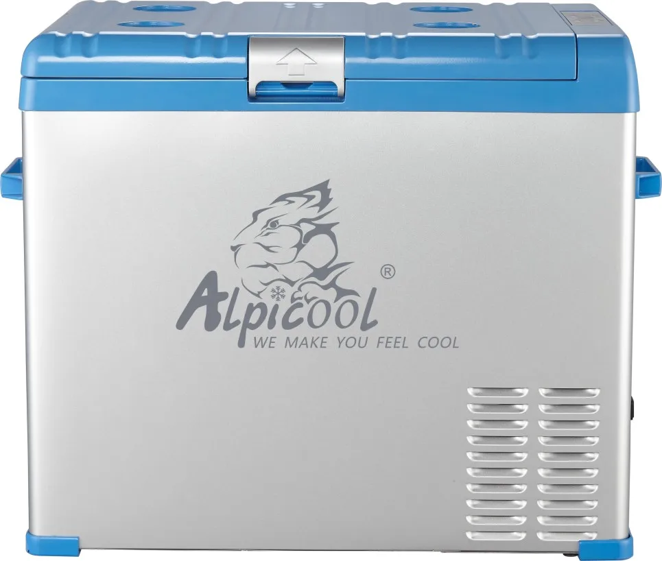 A/C 50 Alpicool portable camping car freezer 12v dual use fridge ad dc electric car refrigerator for outdoor home and car