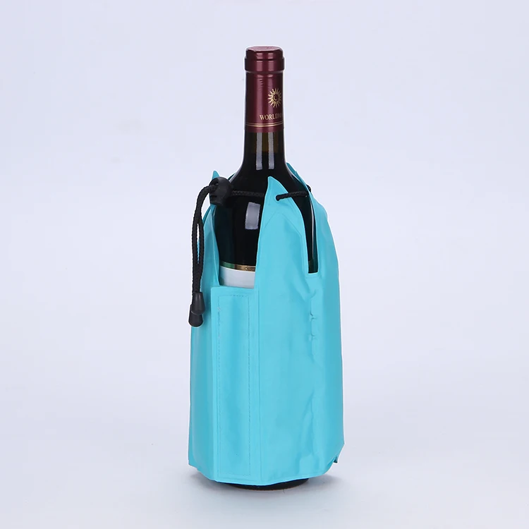 Best selling wine and drink chiller gel bags used in summer for outdoor can keep cool for a long time.