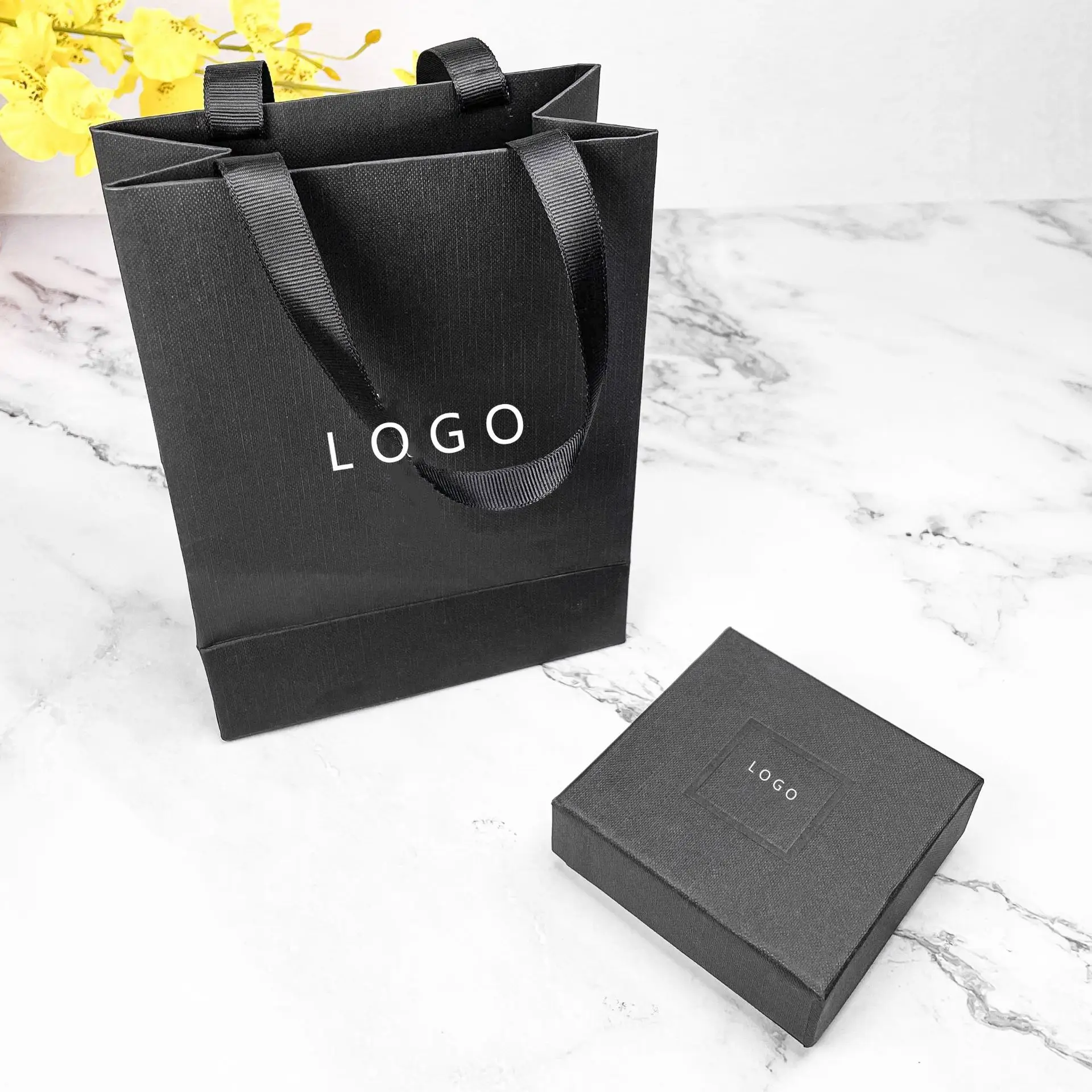 Lucky Moment Wedding Wholesale Custom Logo Leather Jewelry Box Luxury Earring Bracelet Necklace Ring Box Jewelry Packaging set