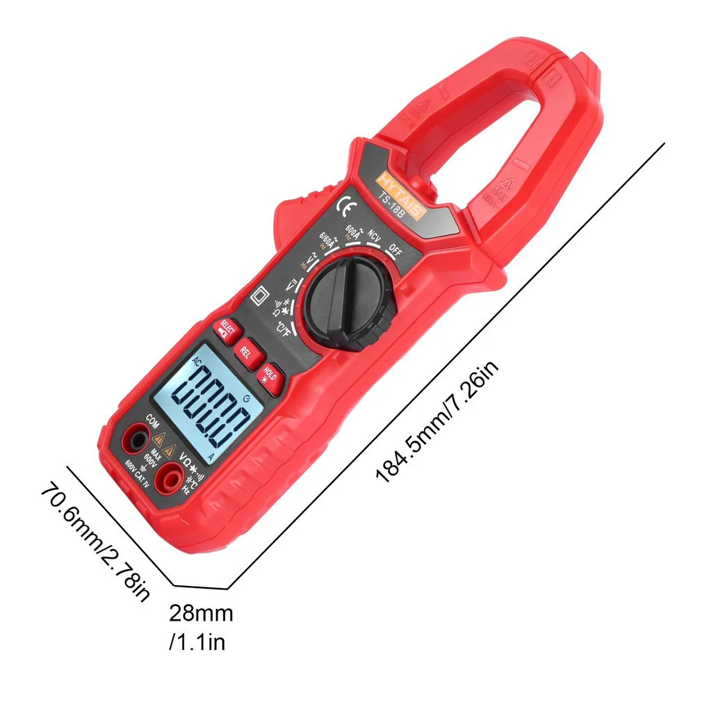 Hot Digital Clamp Meter Ampere Meter Voltmeter Capacitance Tester Circuit Tester With Jaw Current Tester DT266
