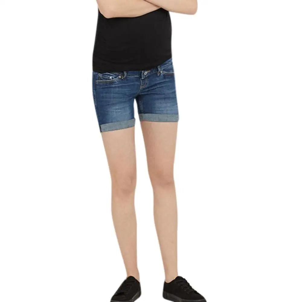 Cheap Price High Waist  Elastic Pregnant Women Short Maternity Pants