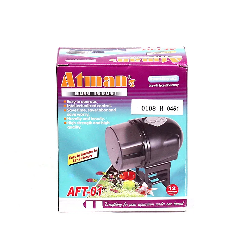 ATMAN Waterproof Automatic Fish Feeder For