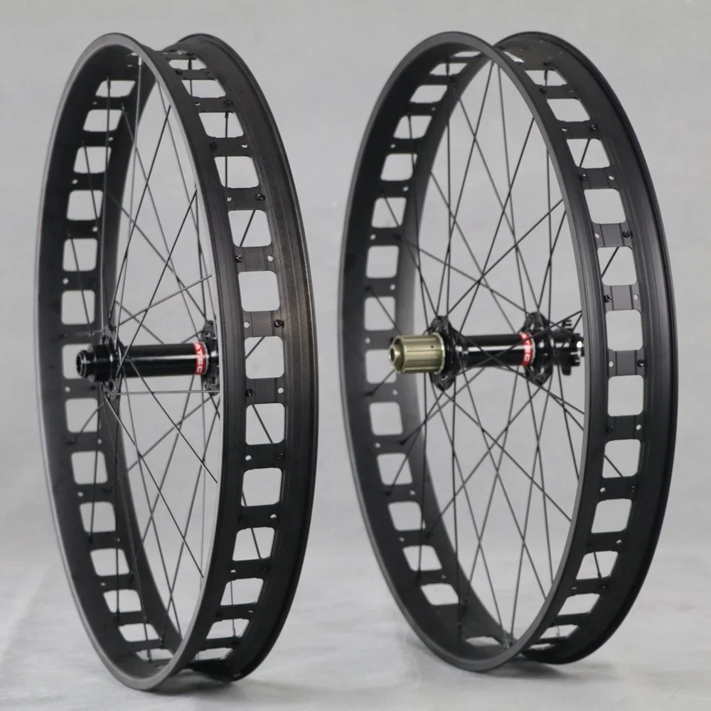 Alloy fat wheels 80mm width fat bicycle wheelset