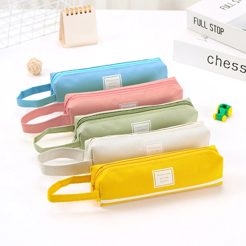 Wholesale pencil case bags and customized logo cute cartoon girl beautiful pencil case school pencil case