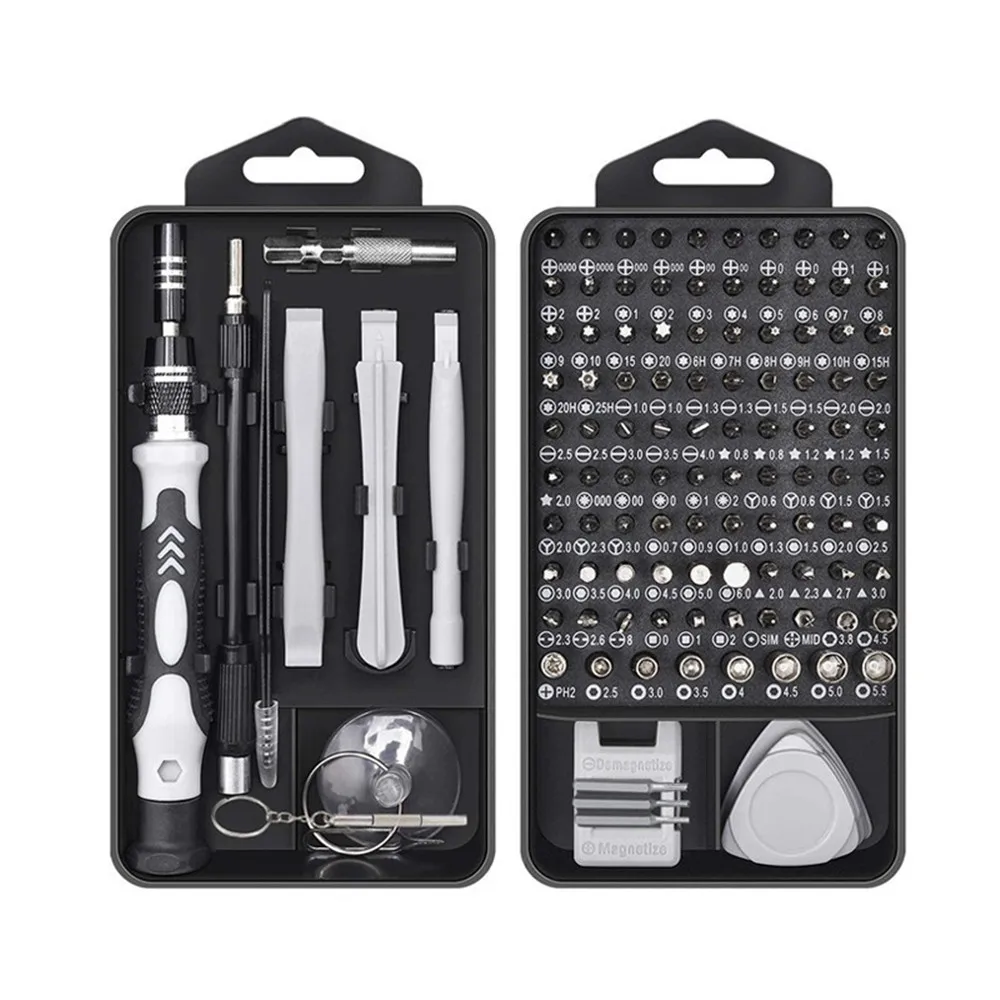 Wholesale 122 in 1 Magnetic Driver Kit Professional Electronics Repair Tool Kit  ,multi-functional disassembly maintenance tools