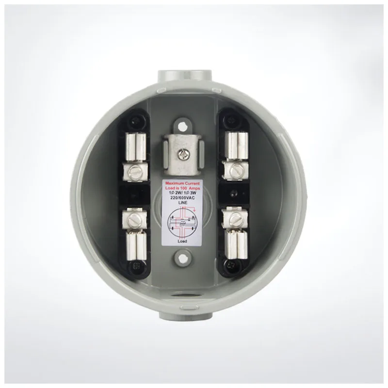 High quality low voltage MT-100R round meter base socket