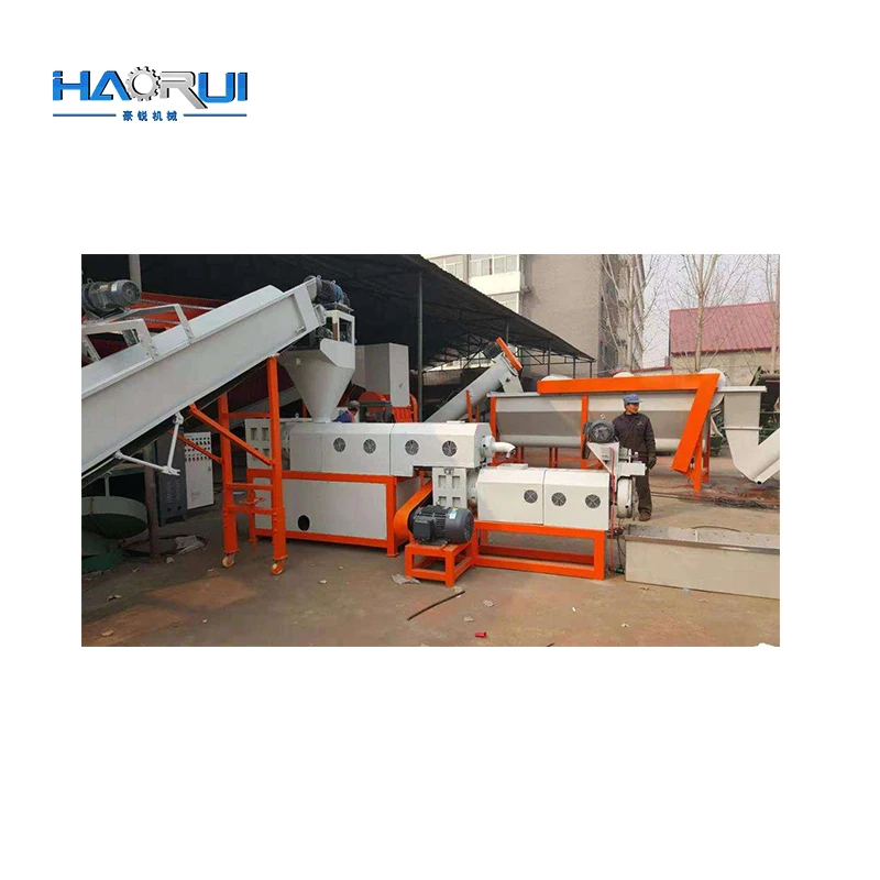 PP PE PET PC PVC plastic flakes Granulator machine Pelletizing machine