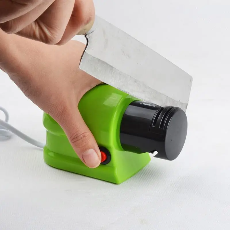 Home Electric Knife Sharpener Multifunctional Magic Sharpening Scissors Chopper Stone Automatic Small Mini Knife Sharpener