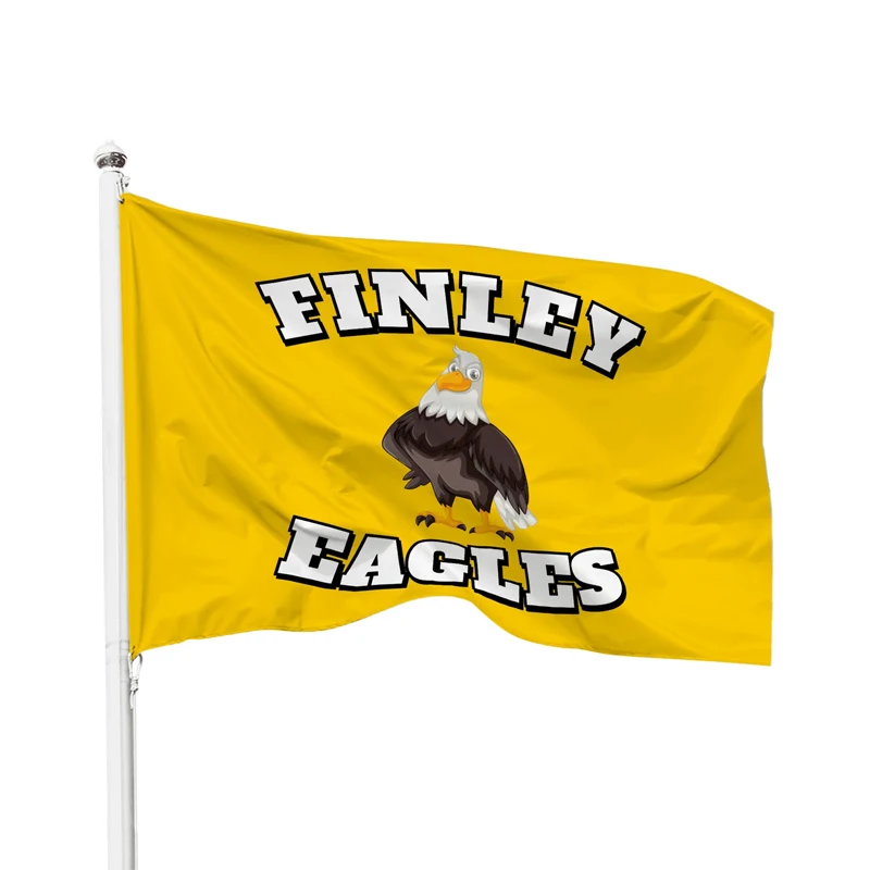 Promotional Cheap Fast Shipping Custom Size 3*5FT Personalized 100D Polyester Campaign Digital Printing Flag With Sleeve Grommet
