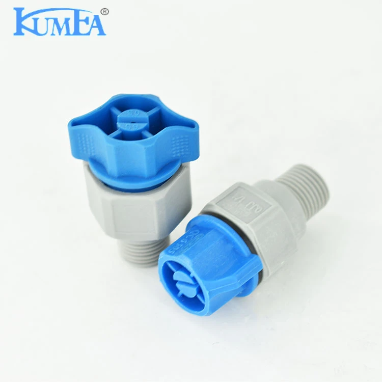 KUMEA for USA Brand Plastic Quick Veejet Quick-fit Full Cone Flat Jet Dismantling Water Spray Nozzle