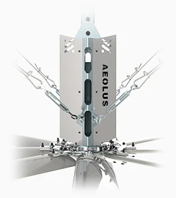 Большая мощность 1.5kw 8 лезвия 7,3 м большой объем HVLS потолочный вентилятор производитель из Китая