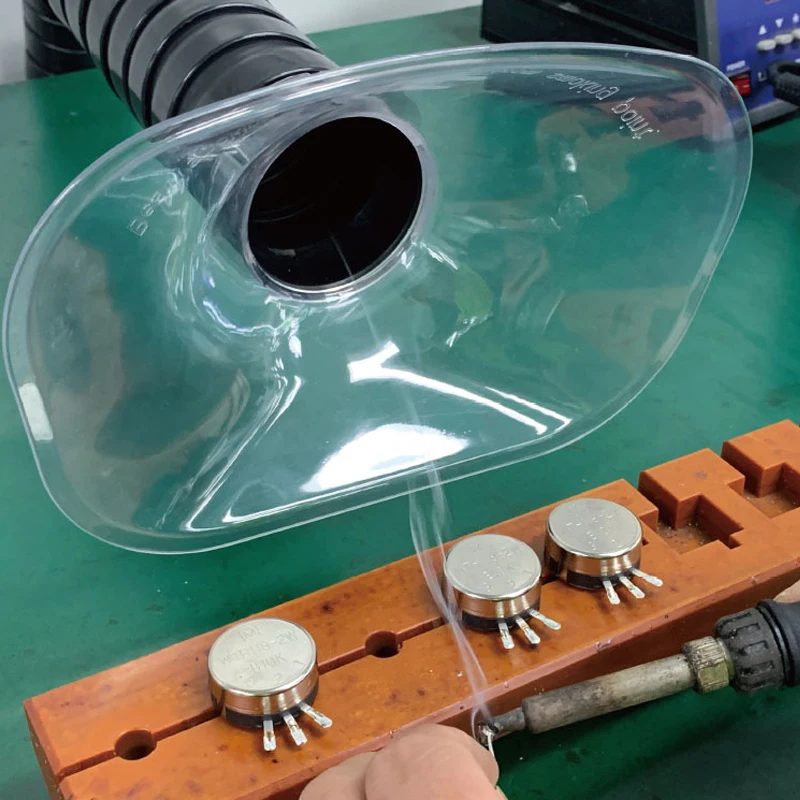 new economic dust soldering smoke absorber mini solder fume extractor