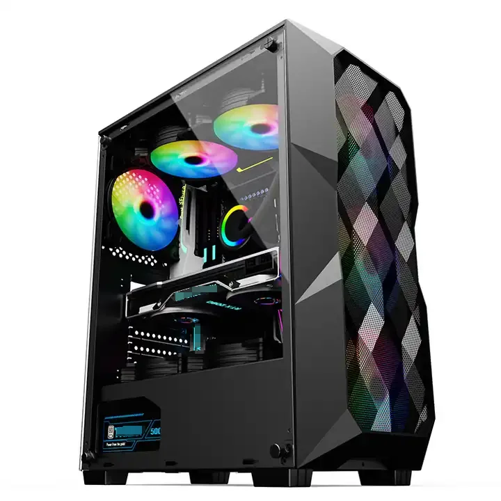 OEM игровой чехол из закаленного стекла для ПК USB 3 0 поддержка ATX pc Gamer Towers и компьютерные Чехлы