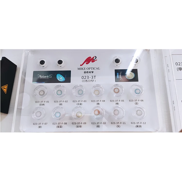 F Series Factory customize soft color contact solution lens Women Beautiful Hot Sale eye