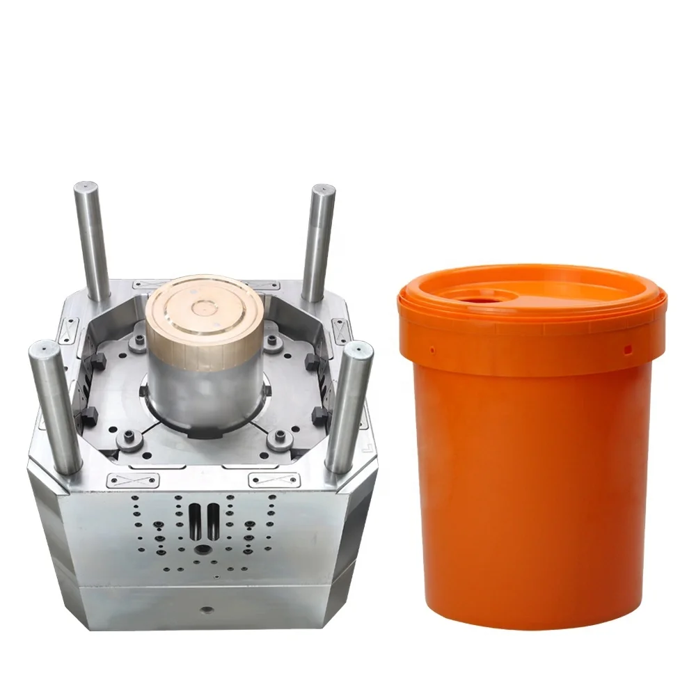 Taizhou 1L 4L 5L 10L 20L Plastic Bucket Molds Plastic  Paint Bucket Mould with beryllium copper