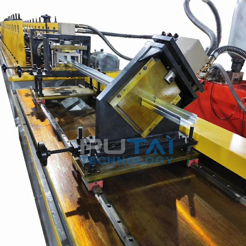 Light Gauge Drywall Profile Galvanized Stud C U Omega Channel Frame and Track Roll Former Forming Machine