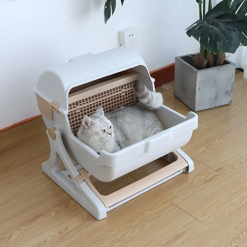 Joypet полуавтоматический кошачий Туалет лоток для туалета Большое количество роскошных портативных принадлежностей