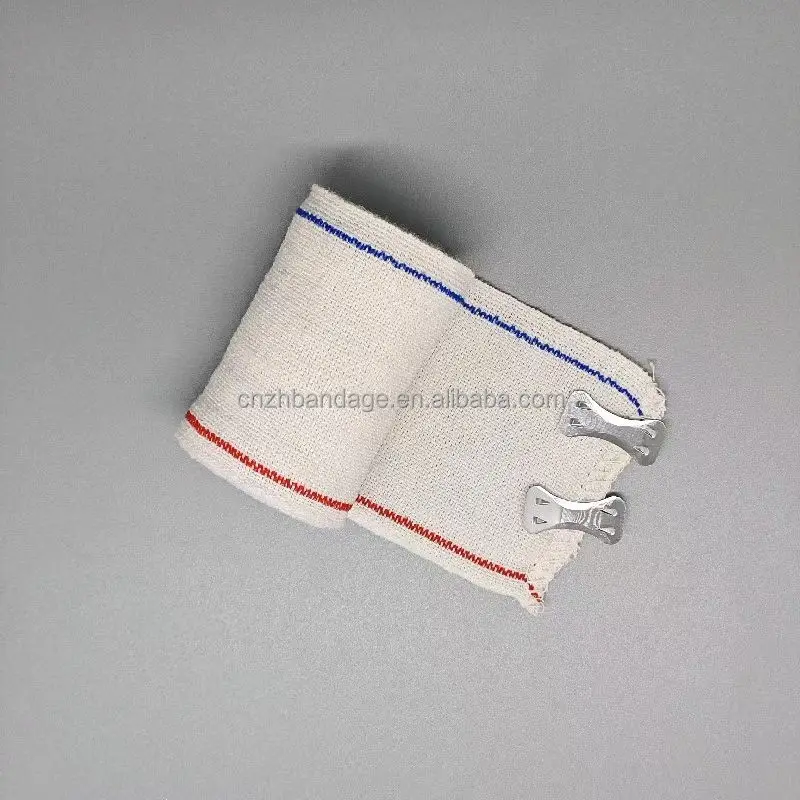 Quality Certification Customized Sports 50% Cotton Elastic Wrap Medical Tape Medicine Bandage