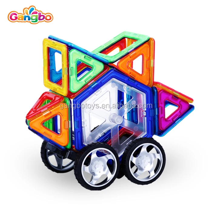 
2019 Hot Selling 78 Pcs Magnetic Tiles Toys for Kids DIY 3D Toys Magnetic building Blocks 