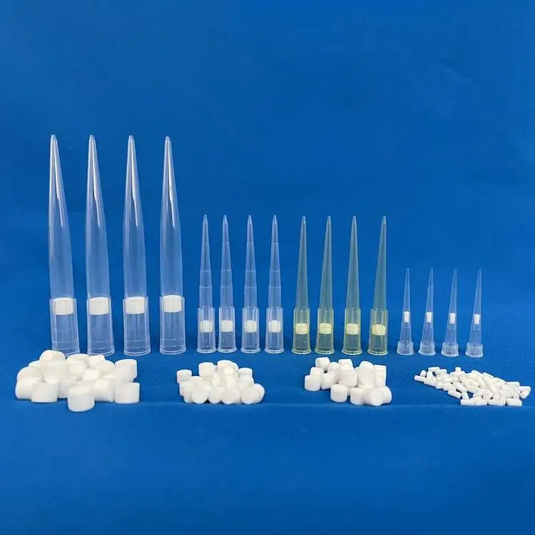 5ml sterile positive displacement lab pipette tips filter