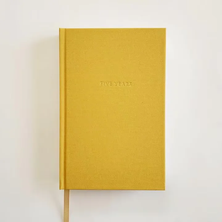 Custom Stationery A5 Hardcover Notebook Hardbound Linen Plain Cover Note Book Health and Wellness Day Journal