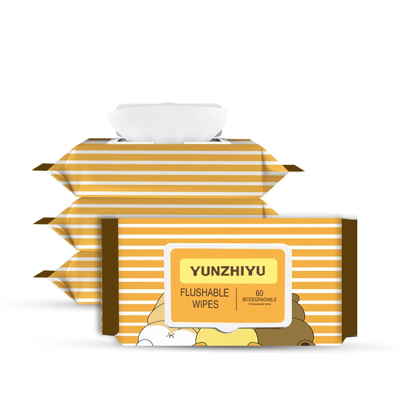 High Quality Flushable Wipes Dispenser Wet Toilet Paper for at Home Use