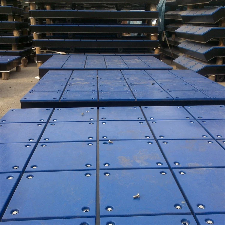 Customized Polyethylene Material Plastics Uhmwpe Marine Fender Facing Panels Dock Fender Pads