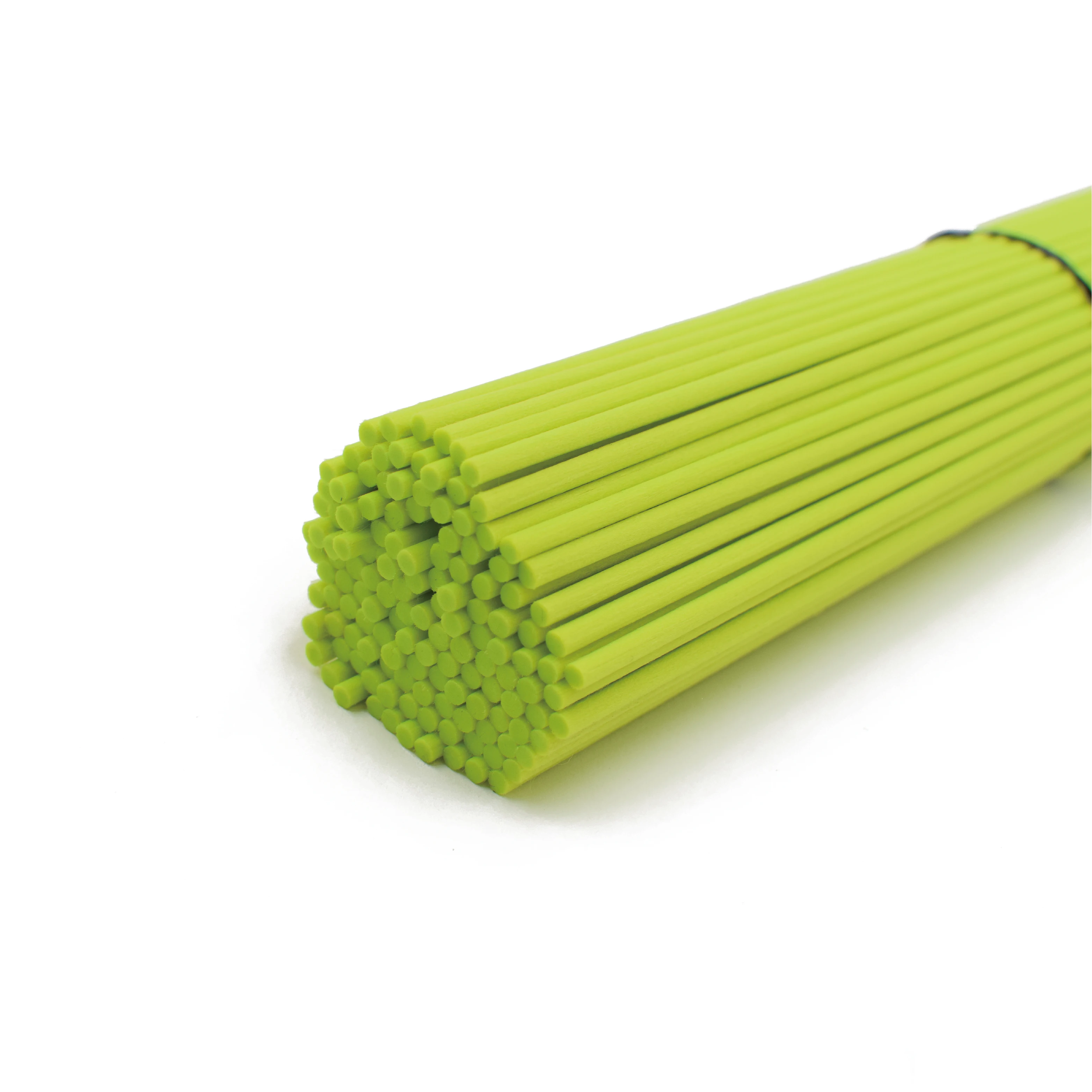 Colorful fiber stick reed diffuser for home aroma essential oil wholesale custom eco-friendly polyester fiber fragrance sticks