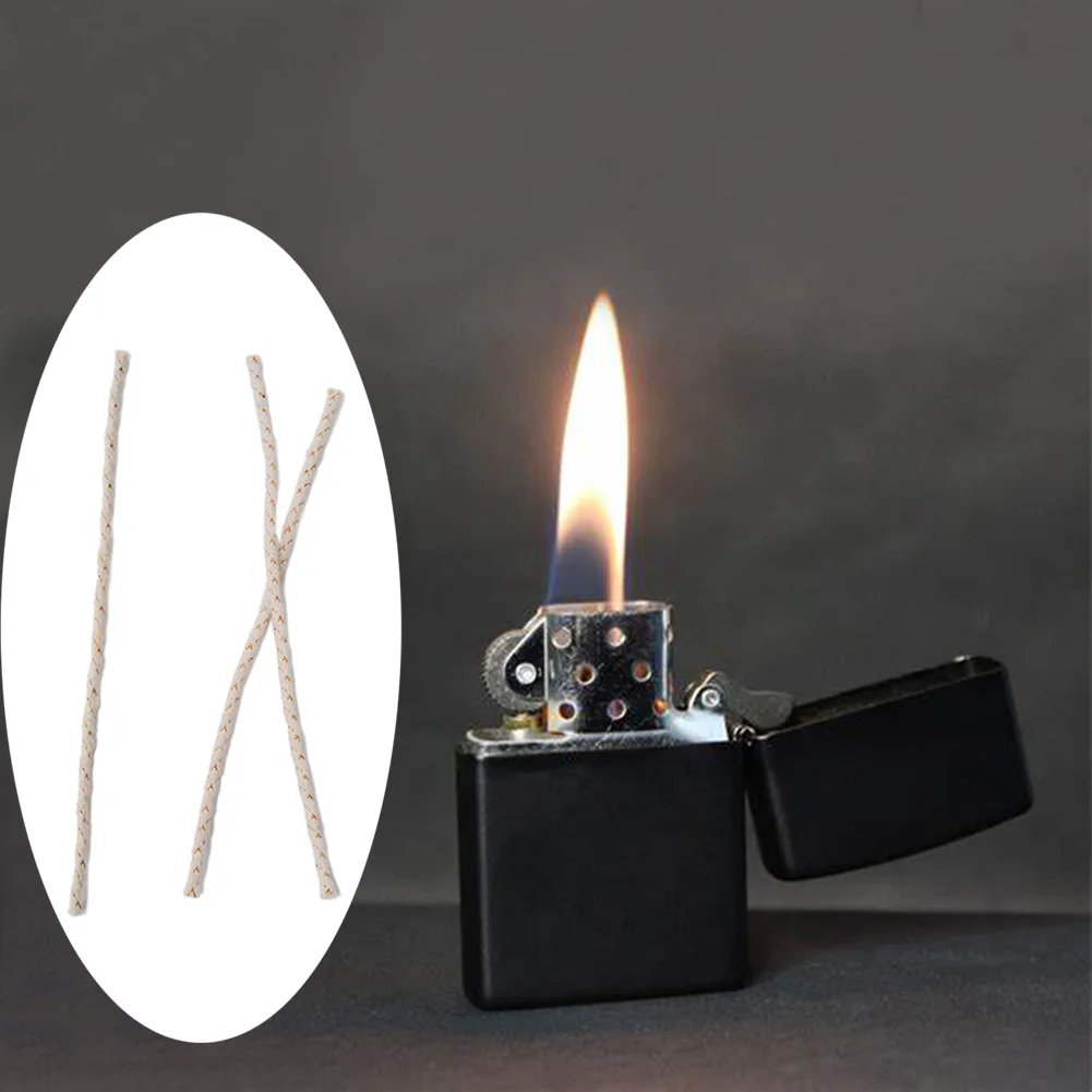 Зажигалка с медным проводом 1000 шт. фитиль хлопковым сердечником для Zippo бензиновых керосиновых масляных зажигалок Сменные аксессуары