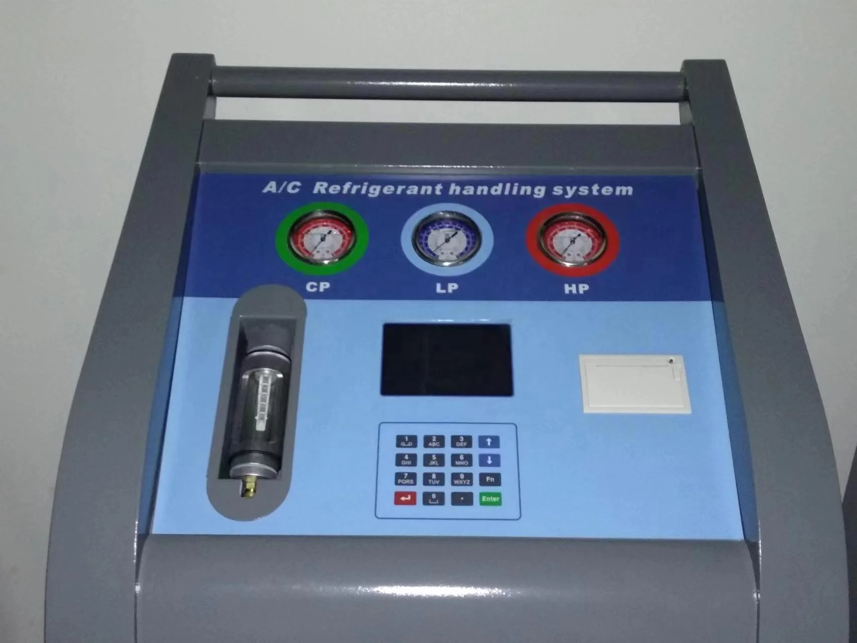 Fully - Auto Car A/C Refrigerant Recovery Machine with cleaning & flushing