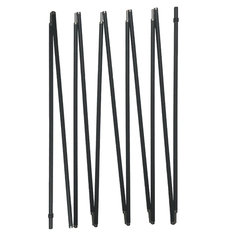 328g per set Ultralight foldable Super Light  Carbon fiber titanium alloy mixed material Camping  Tent Poles