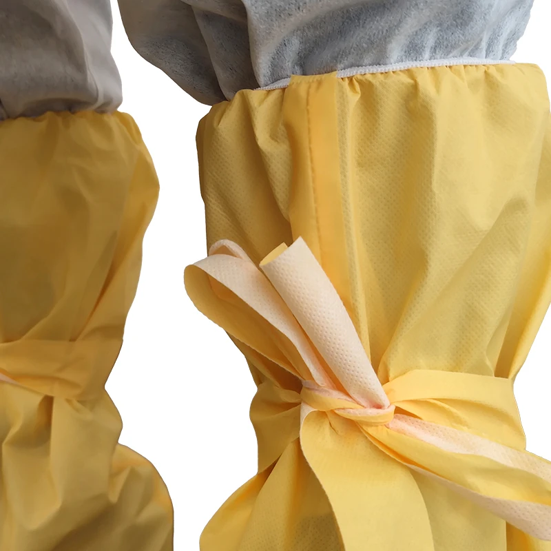 Anti Skid Cleanroom Factory Laboratory Workwear Custom Non Woven Microporous Tie Waterproof Disposable Boot Covers