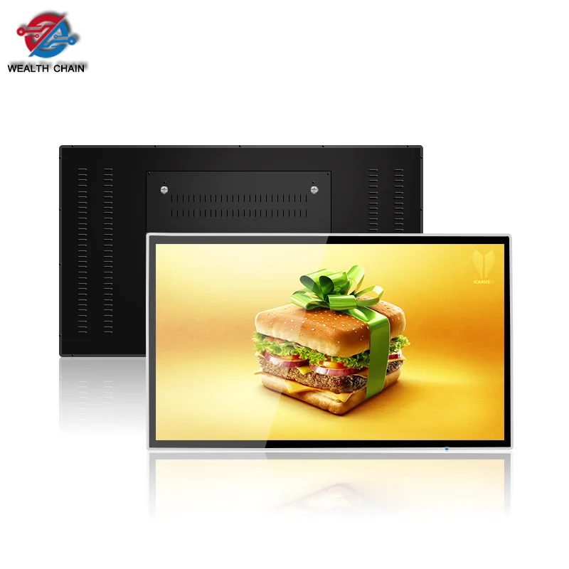 Cheap hospitality digital signage high definition advertising display brightness lcd prices