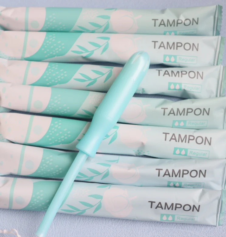 High Quality Professional Custom Disposable Soft Natural Cotton Women Tampons With Plastic Applicator