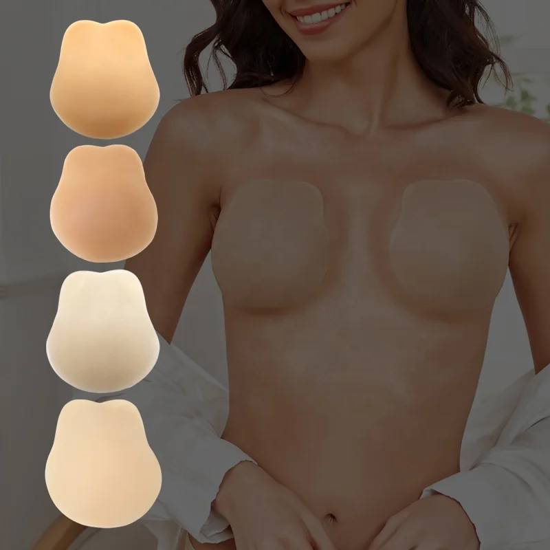 Rabbit Nipple Cover Push Up Silicone Nipple Cover Lifting Nipple Cover