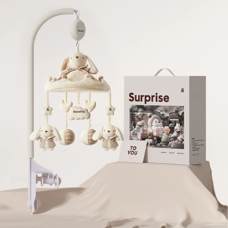 China Factory Music Box White Baby Mobile for Crib white noise Mobile Toy for Newborn Infants Boys and Girls