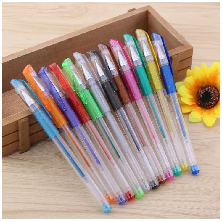 China Factory Customized Glitter Gel Pens Set with 40 Refills for Kids&Adults Coloring Books Drawing Crafts Scrapbook Journal